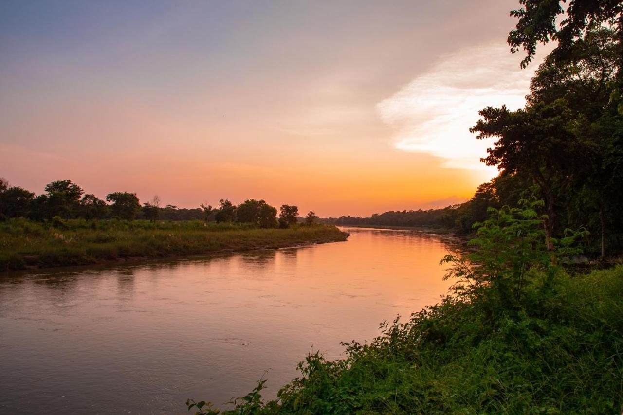 Chitwan Riverside Resort Sauraha Eksteriør billede