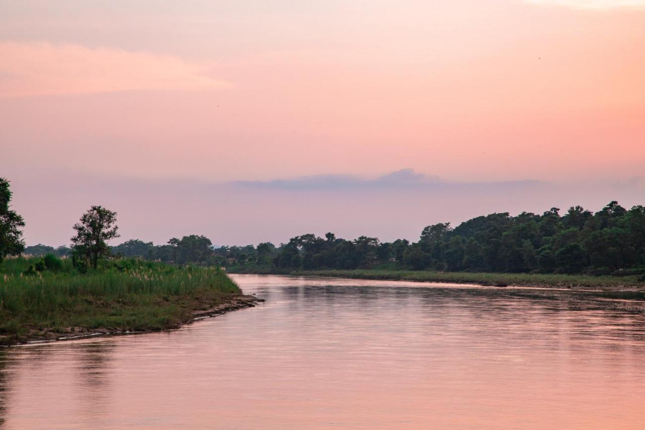 Chitwan Riverside Resort Sauraha Eksteriør billede